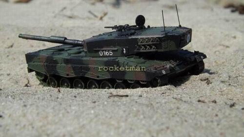 WOJSKO POLSKIE w skali 1:87. Czołg Leopard 2A4.