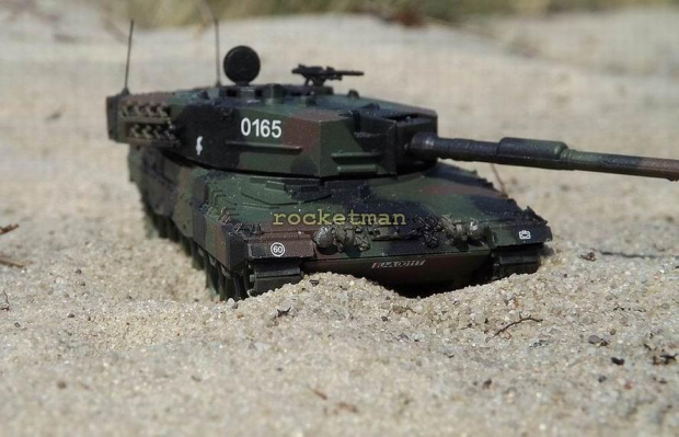 WOJSKO POLSKIE w skali 1:87. Czołg Leopard 2A4.