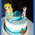 Tort Olaf i Elsa #elsa #KrainaLodu #tort #TortyKraków #TortyWalentynki