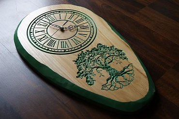 #drewniany #grawer #grawerowanie #ozdoba #podarek #praktyczny #prezent #rękodzieło #Zegar